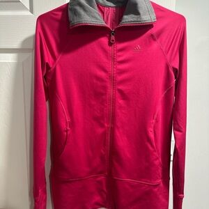 Adidas Women's Fuchsia and Gray Jacket
